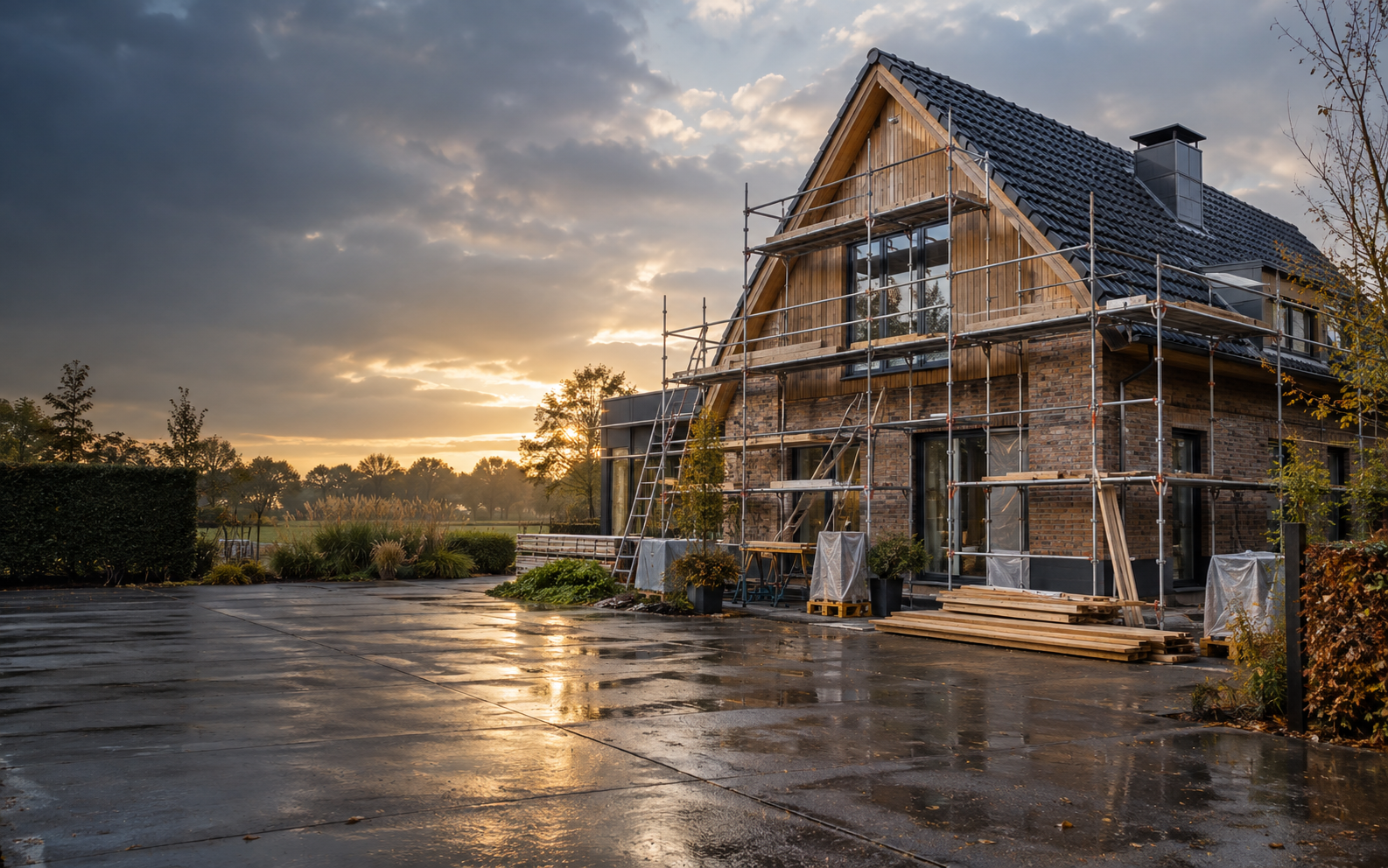 Woning tijdens renovatie door Bouw-Slim